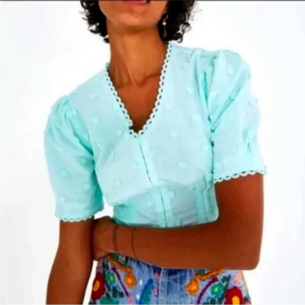 FARM Rio Light Blue Blouse
